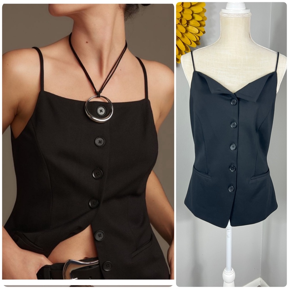 Anthologies Sunday in Brooklyn 
Ponte Apron Vest Sleeveless Sz L